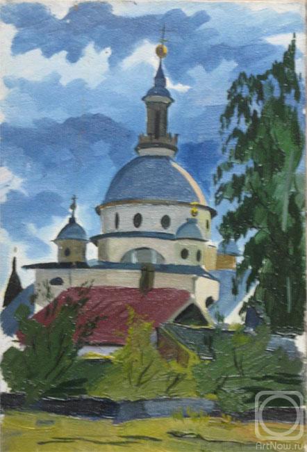 Lebedev Denis. The dome of the temple and the house