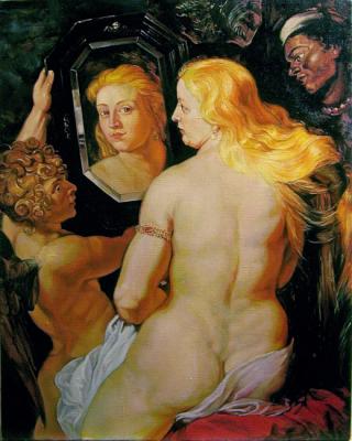 Copy from Rubens "Artist Piter Paul Rubens" (Historical Genre). Zudov Andrey