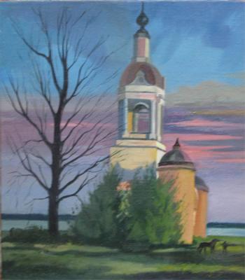 Sunset and Church