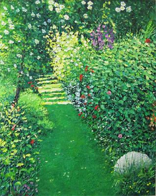 Summer garden. Gavlin Evgeniy