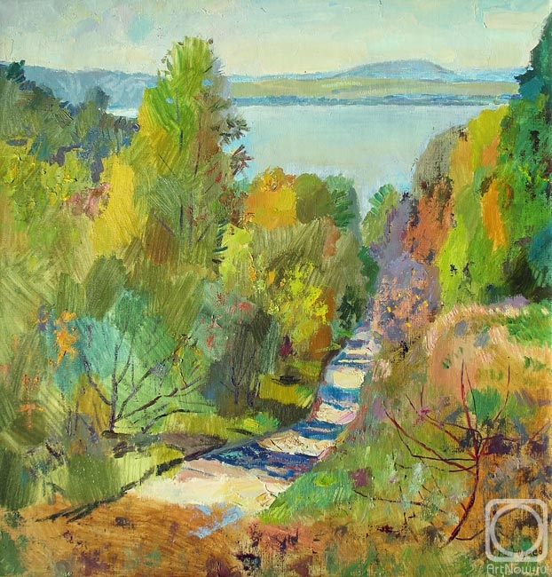 Yudaev-Racei Yuri. Road to the Dniester River. October