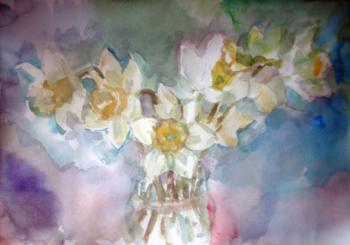 Transparent daffodils. Kruppa Natalia