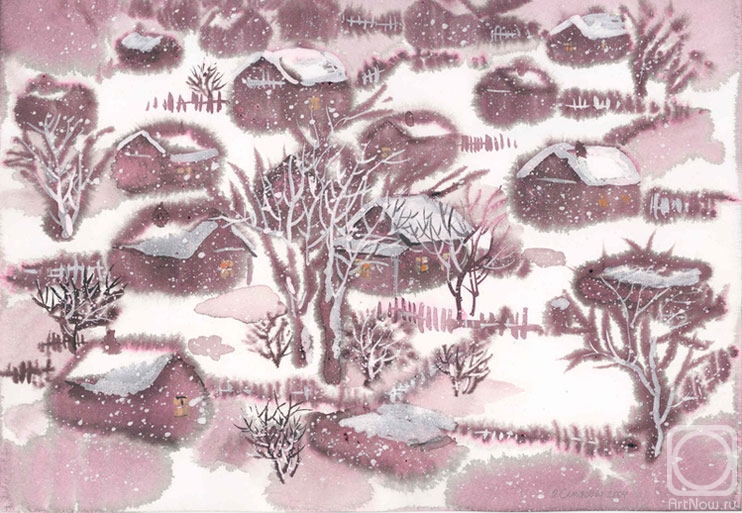 Simashova Olga. Winter Landscape 2