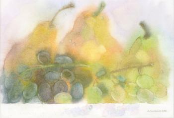 Pears and grapes. Simashova Olga