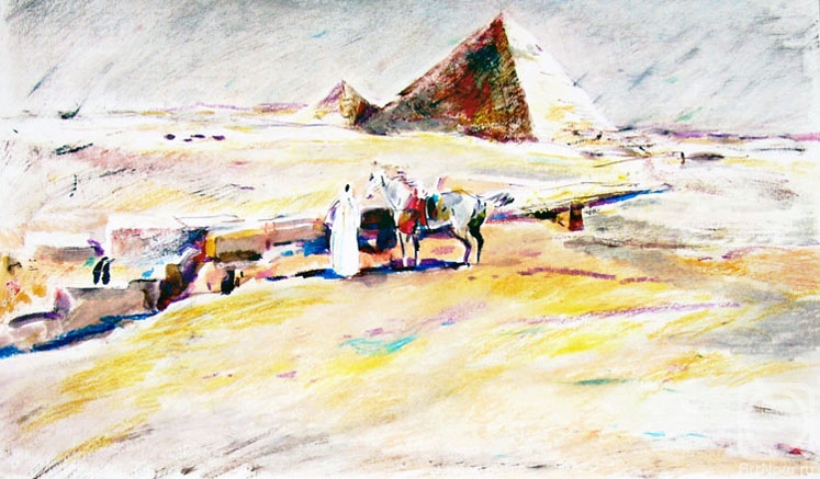 Chistyakov Yuri. Desert Sahara. Sketches