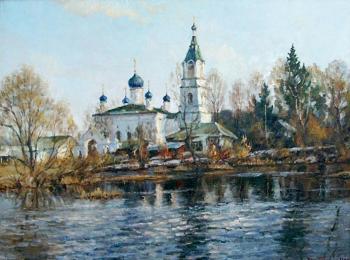 Greater water. The Temple of an Icon of Divine Mother Kazan in village Kazanskoye. Fedorenkov Yury