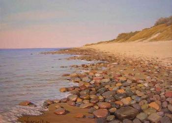 Stones on a coast. Zaborskih Igor