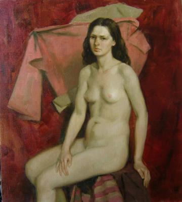 Nude on Red