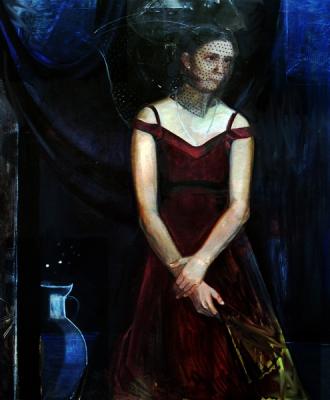 Portrait of a Girl in a Vuali. Lutokhina Ekaterina