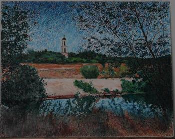The Kirzhach River and the Bell Tower of Argunovo. Filiykov Alexander