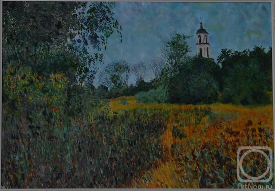 Filiykov Alexander. Church tower in the village of Argunovo, Vladimirskaya region. Autumn