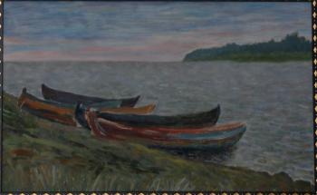 Boats. The Onega Lake. Filiykov Alexander