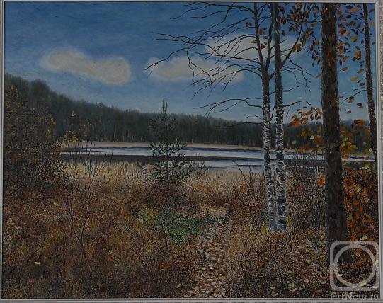 Filiykov Alexander. The Bolshoe Lake. Autumn
