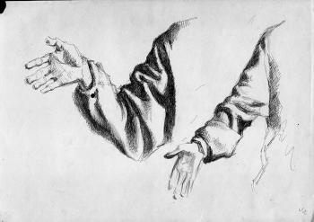sketches of hands. Suleymanov Michael