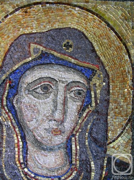 Lutokhina Ekaterina. Virgin Mary (copy, fragment)