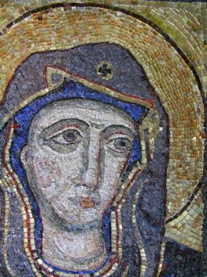 Virgin Mary (copy, fragment). Lutokhina Ekaterina