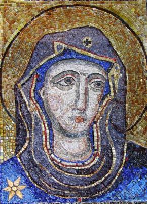 Virgin Mary (copy) (Mosaic Icon). Lutokhina Ekaterina