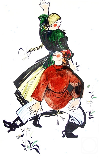 Vrublevski Yuri. Cheerful dancing Pictures since a holiday