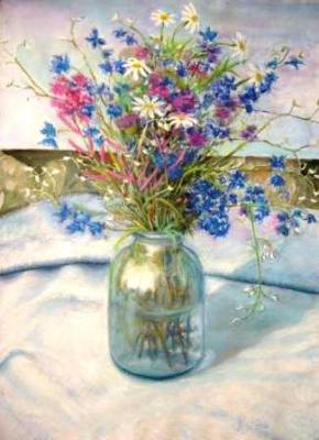 Картины Полевые Цветы В Банке — купить на ArtNow.ru