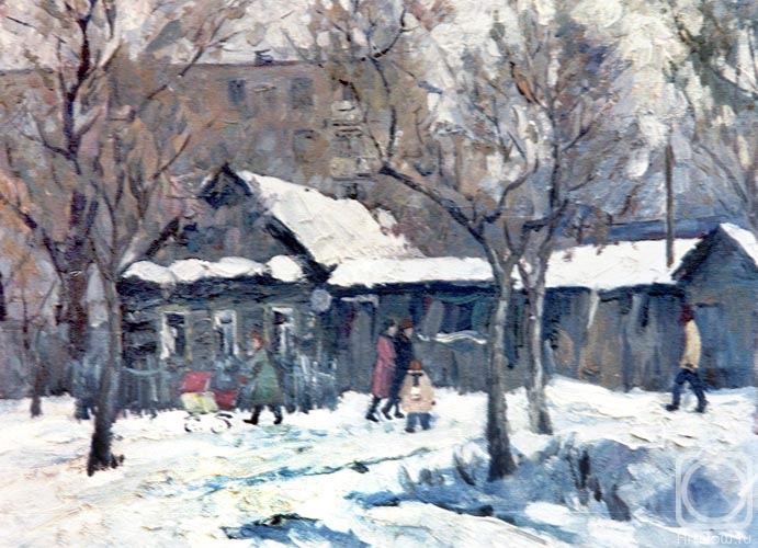 Fedorenkov Yury. Winter in Pavlovskiy Posad