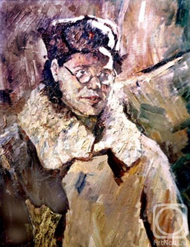 Fedorenkov Yury. Portrait of Rufina Krasavina, 1971
