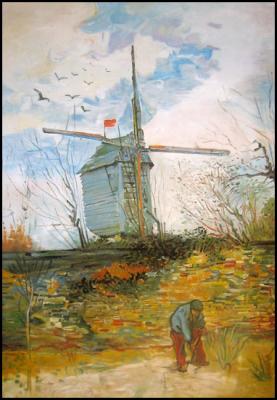 Mill in Montmartre (Van Gogh). Elokhin Pavel
