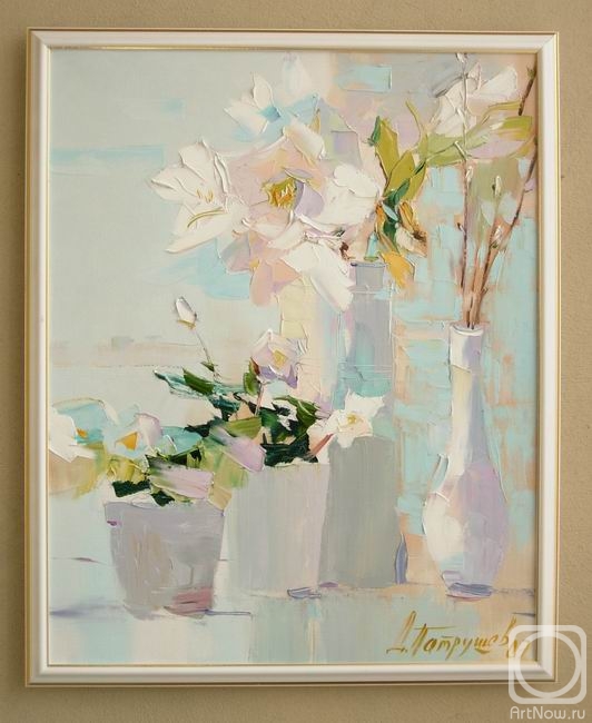 Patrushev Dmitry. white flowers