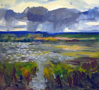 Clouds, rain carrying...