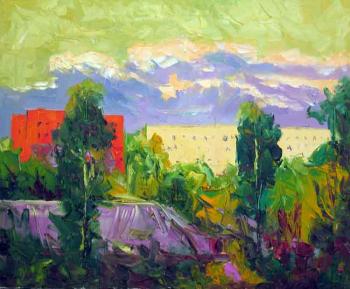 June evening approached quietly