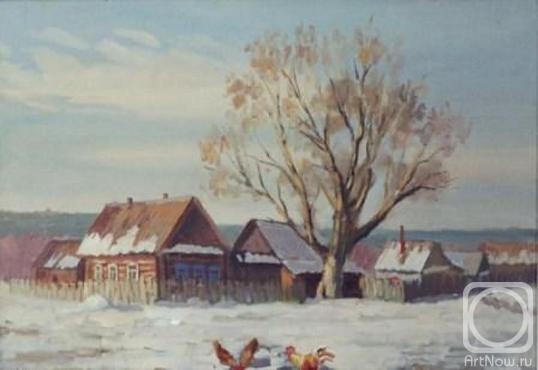Chernyy Alexandr. Spring. Village Borovetsk