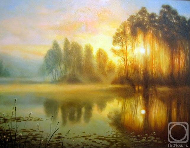 Картины утренний пейзаж