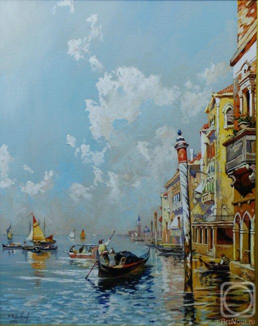 Vaveykin Viktor. Venice. A view on the Big Grandee the channel