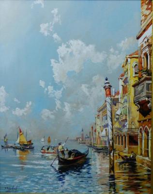 Venice. A view on the Big Grandee the channel. Vaveykin Viktor