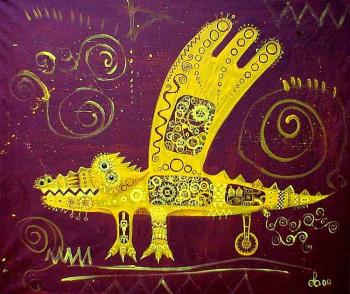 Crocodile flying, mechanical. Yevdokimov Sergej
