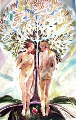 he list of works: Mythologems "Adam and Eve. Chistyakov Yuri