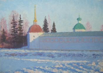 Wall of Tikhvin Monastery. Chertov Sergey