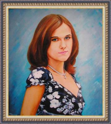 Portrait of the girl. Tokar Irina