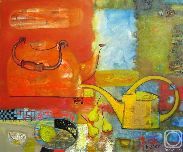 Gorshunova Tatiana. Yellow watering-pot