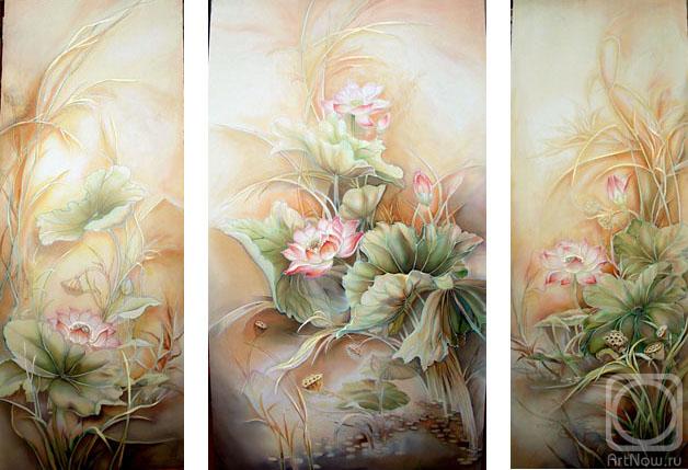 Godich Marina. Lotus (triptych)
