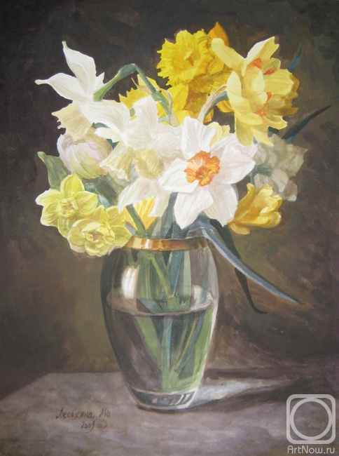 Lesokhina Lubov. Spring Daffodils 1