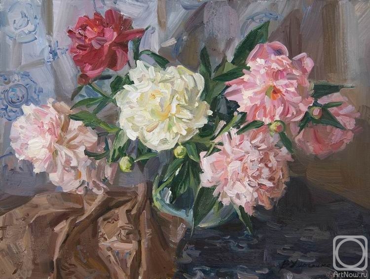 Kharchenko Victoria. Bouquet of peonies