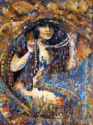 Mermaid with necklace. Skupova Lyubov