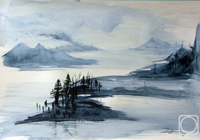 Doronin Vitaliy. coast round mountains