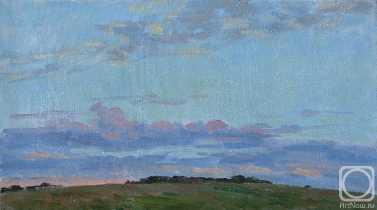 Panov Igor. Clouds over a field
