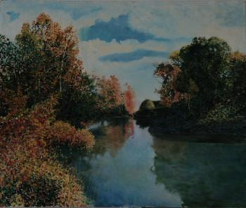 The river Vorya. Autumn. Filiykov Alexander