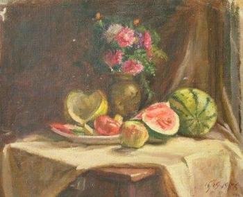 Still life with watermelon. Lukashov Vyacheslav