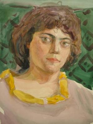Portrait of the unknown girl. Lukashov Vyacheslav