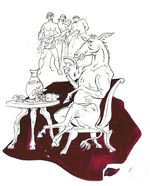 Chistyakov Yuri. Illustrations to Apulejas novel "Metamorphoses"- 16 / 01