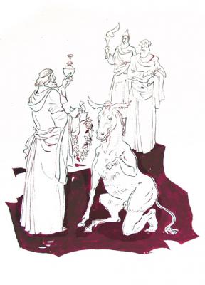 Illustrations to Apulejas novel "Metamorphoses"- 15 / 01