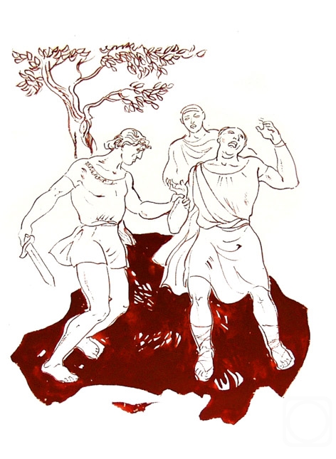 Chistyakov Yuri. Illustrations to Apulejas novel "Metamorphoses"- 6 / 01